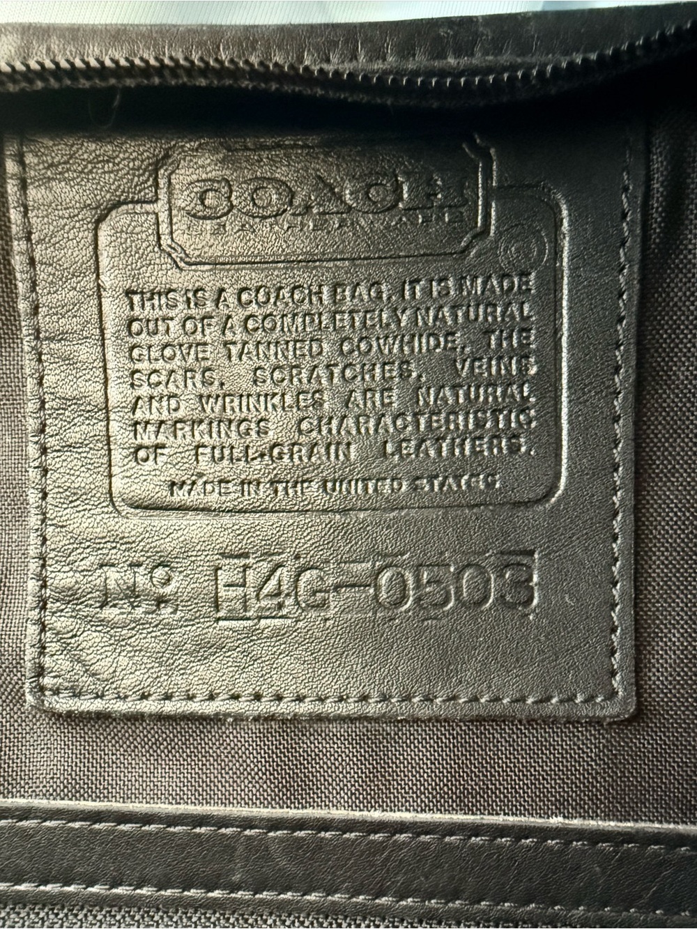 🔥Vintage COACH Black Leather Transatlantic Travel Duffel Bag #0503 - Made in USA - Picture 3 of 16